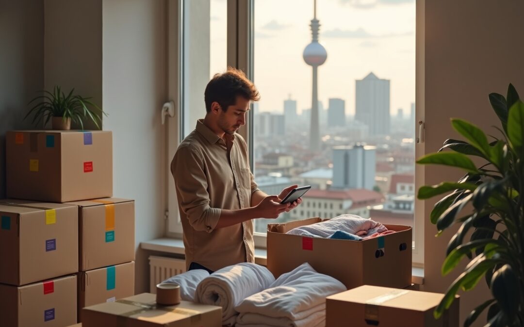Kartons packen System Berlin Tipps für stressfreien Umzug