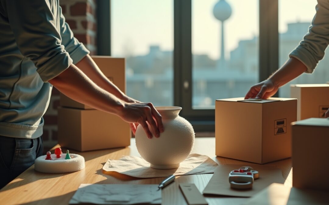 Zerbrechliches verpacken Berlin Anleitung für Umzug & Versand